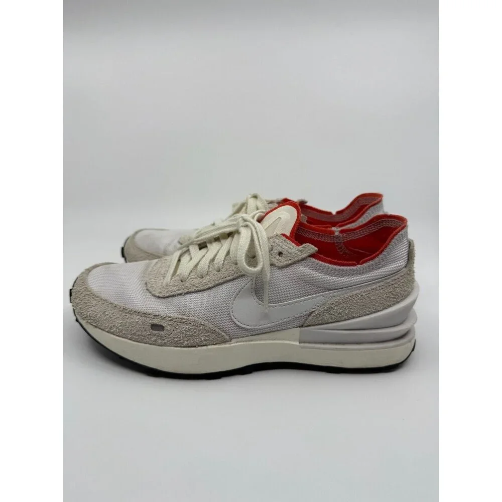 Nike Womens‎ Waffle One Vintage White Pecante Red DX2929 Shoes Size 8M Retro